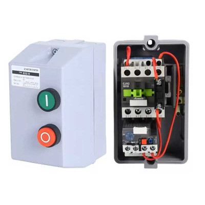 Motor switch with contactor and protection relay QCX2-18